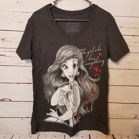 Disney Store Tops - Disney Store Ariel V-Neck Shirt